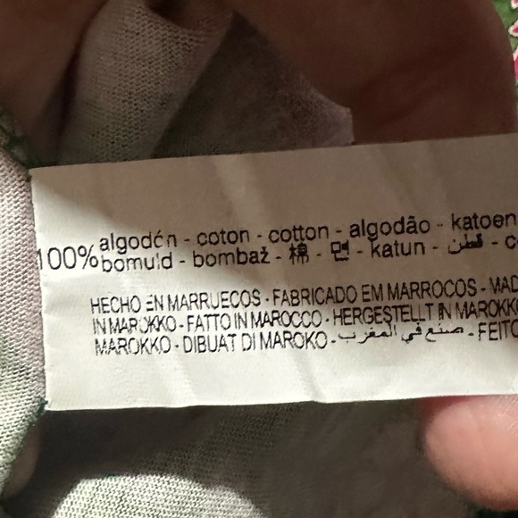 Zara tied sleeve top in floral print m - Picture 9 of 10